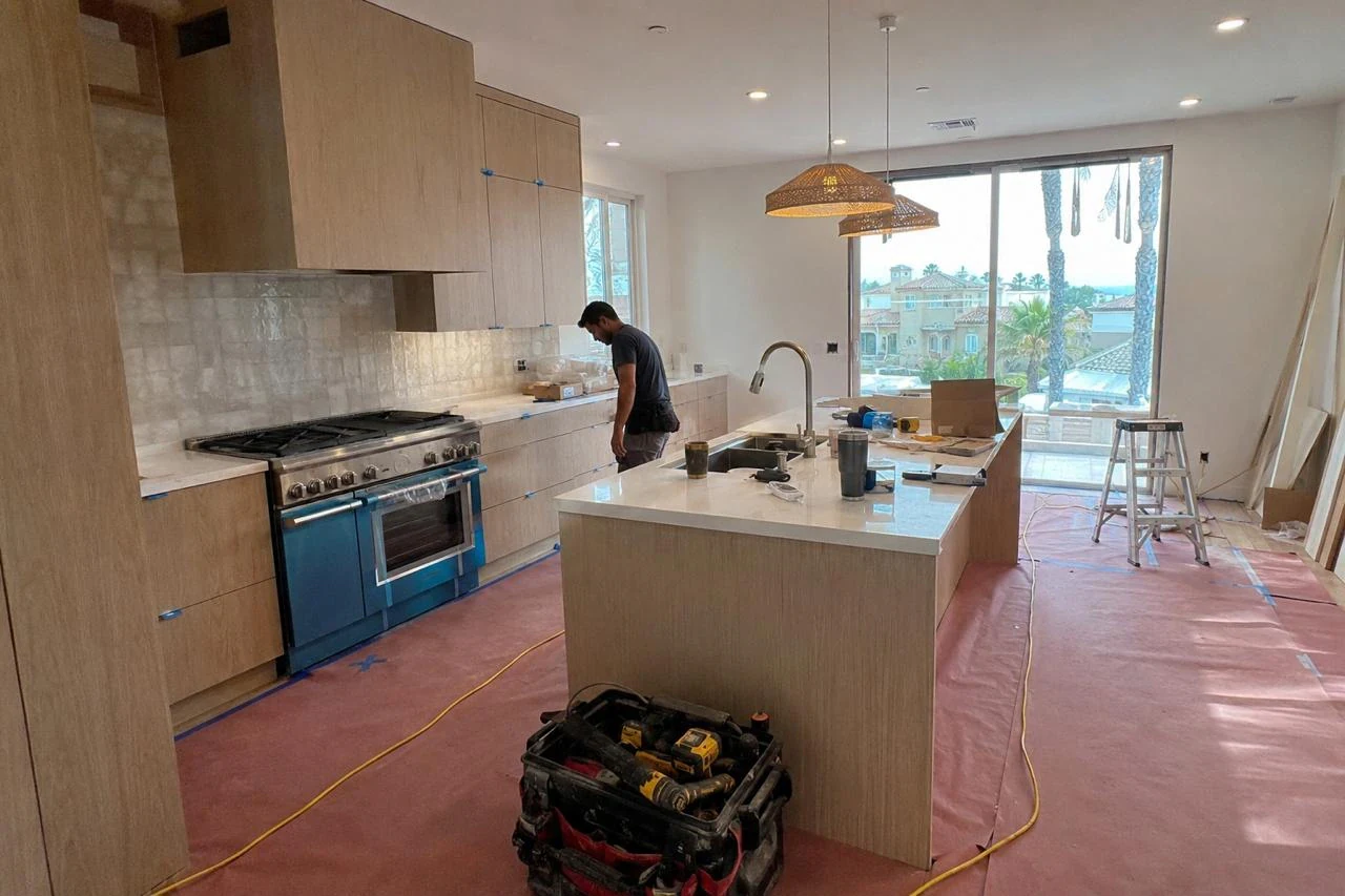 Appliance repair in a Laguna Beach kitchen