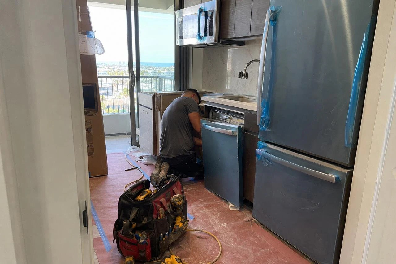 Appliance repair in a Oceanside kitchen
